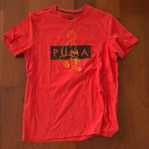 Puma Red Graphic Tee
